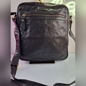 Gucci Black Leather Crossbody Bag